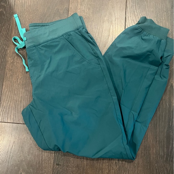 Figs Pants & Jumpsuits Euc Fig Caribbean Blue Fionlite Zamora Scrub